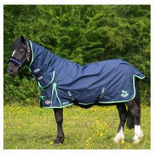 Gallop PONIE Lightweight Duraproof Combo Turnout-Navy