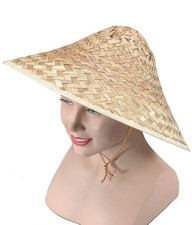 CHINESE COOLIE HAT IN NATURAL
