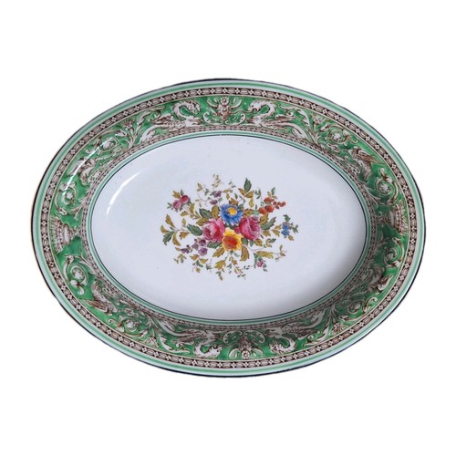 Wedgwood green florentine - green,