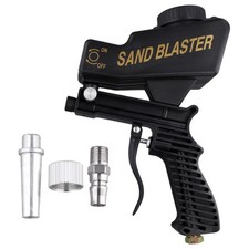 Sandblasting Tool Portable Adjustable 90psi Handheld Pneumatic Blasting3437