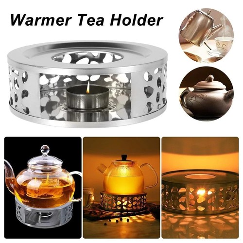 Stainless steel teapot base - steel,