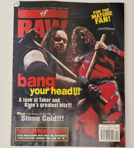 Wwf raw magazine - wwf, december