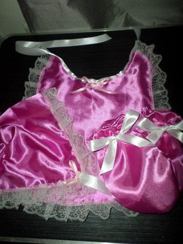 Adult baby sissy deep pink - baby,