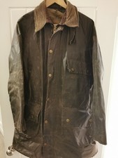 Barbour Solway Zipper Waxed Jacket  Vintage Size Large