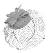 Round Pillbox Birdcage Veil