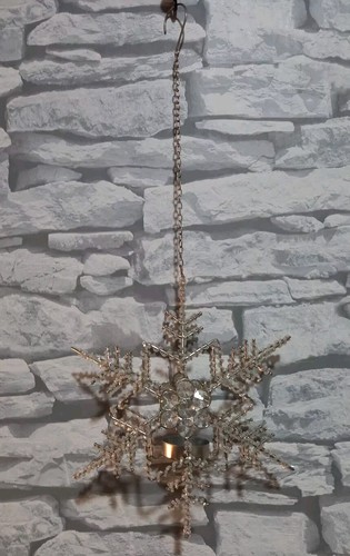 Crystals snowflake silver - crystals, "snowflake"