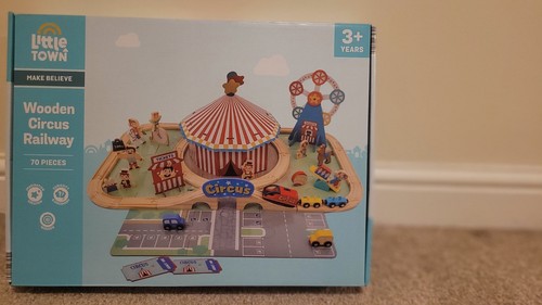 Little town wooden circus - wooden,