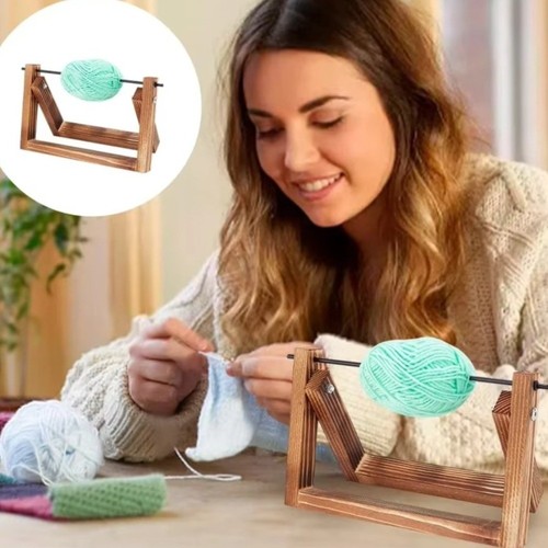Rotating wool storage rack - rotating,