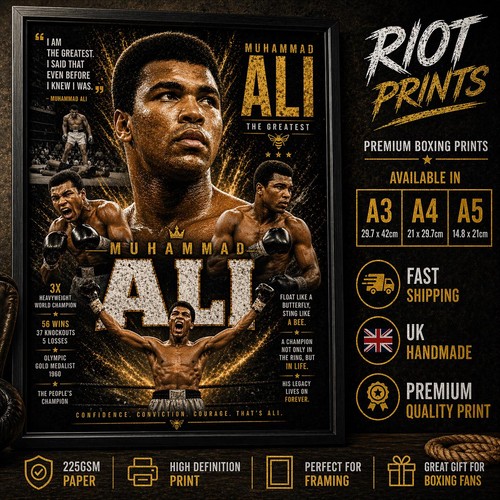 Muhammad ali poster - muhammad, boxing