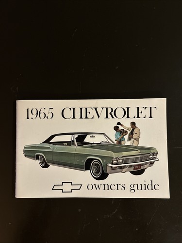 1965 chevrolet owners manuel - chevrolet,