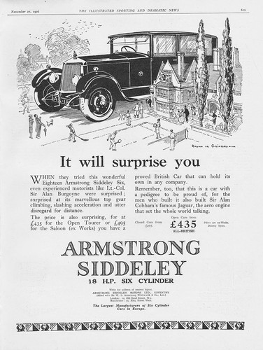 Armstrong siddeley motor cars - armstrong,