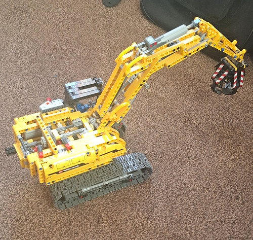 Lego technic yellow tracked - technic,