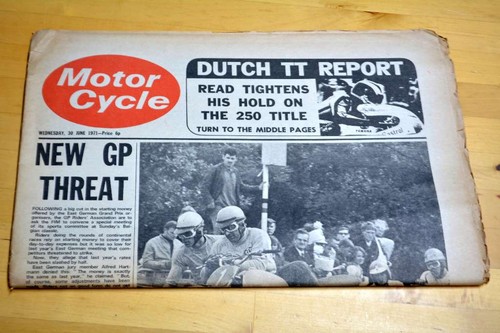 Motor cycle june 1971 - cycle,