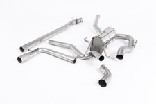 Milltek Suzuki Swift Sport 1.4 Cat Back Exhaust Non Res Carbon Trims SSXSZ12