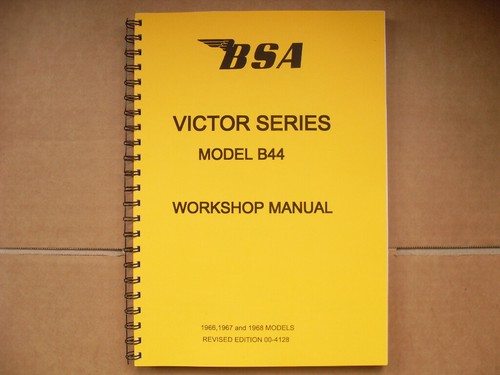 Bsa b44 new - bsa, workshop