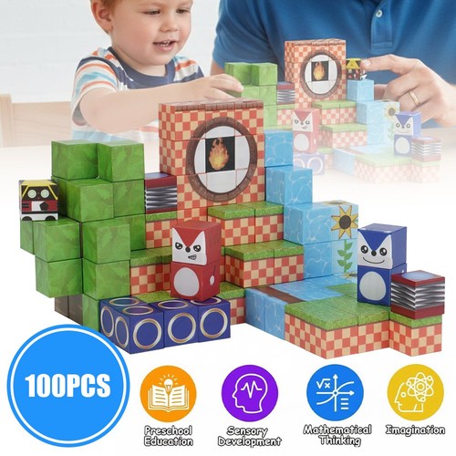 100pcs magnetic toy - 100pcs,