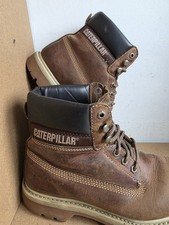 Men's Caterpillar "COLRADO" Pre-Distressed BROWN Leather CHUKKA Boots. UK 7