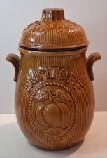 Vintage Rumtopf Jar With Lid