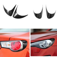 1Set Headlight Eyebrow Eyelid Trim Kit For Toyota GT86 Subaru BRZ 2012-2020 FR-S