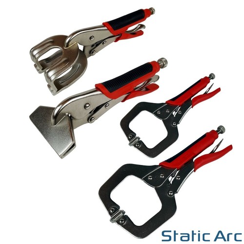 Welding clamp set locking - set,