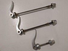 Salsa Flip Off 100/135 Titanium Rear Stainless Front Seat QR MTB Bike Skewer Set