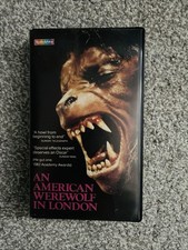 American Werewolf In London Ex Rental VHS Small Box . 1981