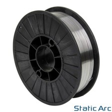 STAINLESS STEEL MIG WELDING WIRE REEL 316L SPOOL ROLL SOLID CORE 0.8mm 5kg