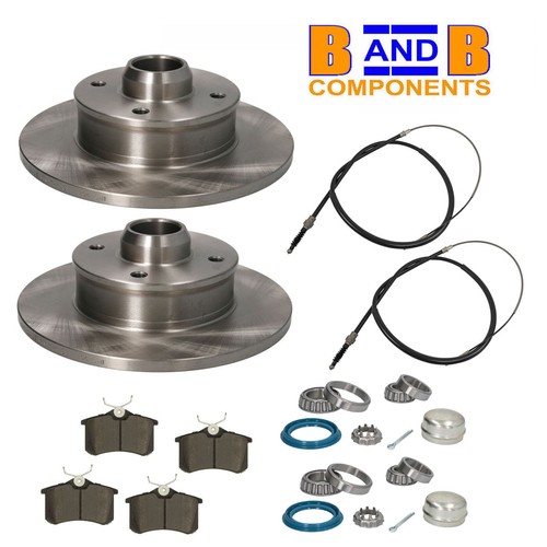 Brake discs pads - brake, cables