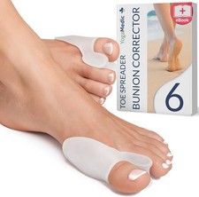6 x Silicone Toe Spreader