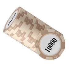 20pcs Professional Poker Chips Large Numbers Game Counting Discs For Board Game