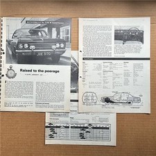 VAUXHALL VISCOUNT MOTOR ROAD TEST MEMORABILIA Original motor magazine road test 