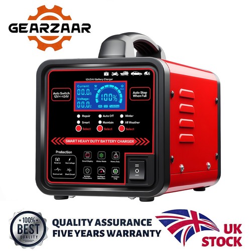 Car battery chargers - car, heavy