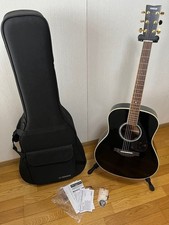Yamaha LL6 ARE Acoustic Guitar Black Japan Made Jumbo Body w/ Original Case