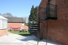 1400mm Internal or external Fire Escape Spiral staircase -Full UK regs compliant