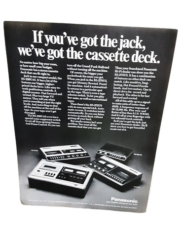 1971 panasonic cassette - 1971, decks
