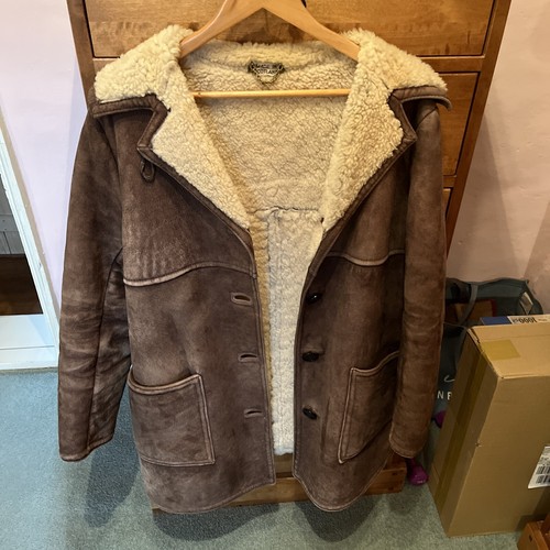 Vintage sheepskin jacket - vintage,