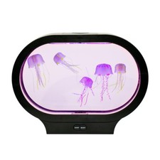 Mood Night Light Colour Changing Table Lamp LED Aquarium Sensory Tank Jellyfish