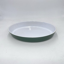 Emile Henry France 0105 Large Oval Baking Dish Green Ceramic Stoneware