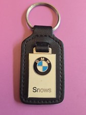 Keyring Key Ring - Vintage BMW Snows Key Fob Dealer Dealership