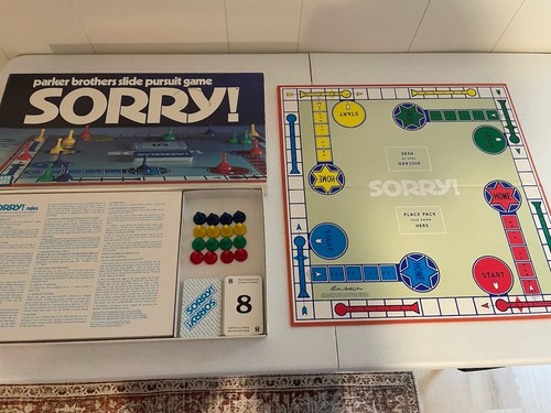 Vintage 1972 sorry board - vintage,