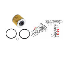 Cagiva Canyon 600 500 T4R T4E 350 500 W12 W16 Service oil filter sealing rings
