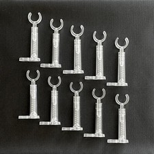 SnapLock Neon Sign Tube Support, Set of 10, Clear 12mm, New, FREE Shipping