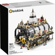 MOC Bricklink: Studgate Train Station (910002) Brand New Creative Gift For Kids