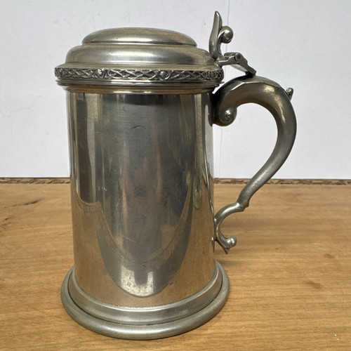 Antique pewter lidded - pewter,