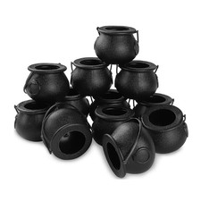 12Pcs  Black Cauldron with