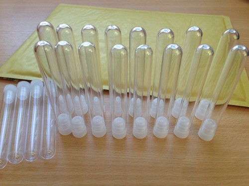 Plastic test tubes 100mm - x,