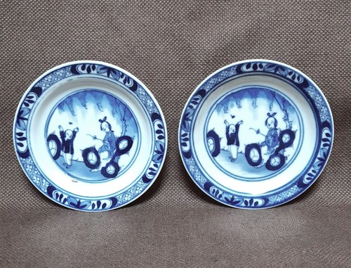 Pair small antique - a,