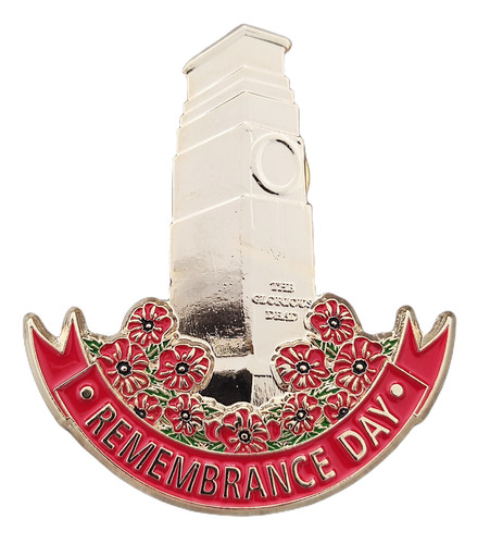 Purple poppy pin - pin, badges