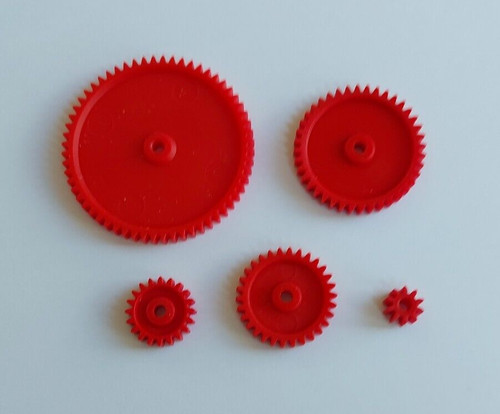 Plastic gear cogs - plastic, pack