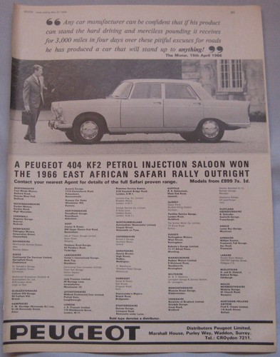 1966 peugeot 404 - peugeot, original